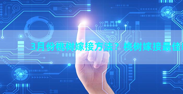 3月份桃树嫁接方法？桃树嫁接最佳时间