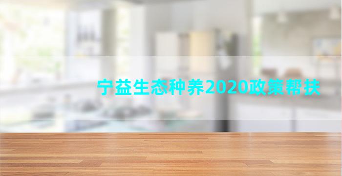 宁益生态种养2020政策帮扶